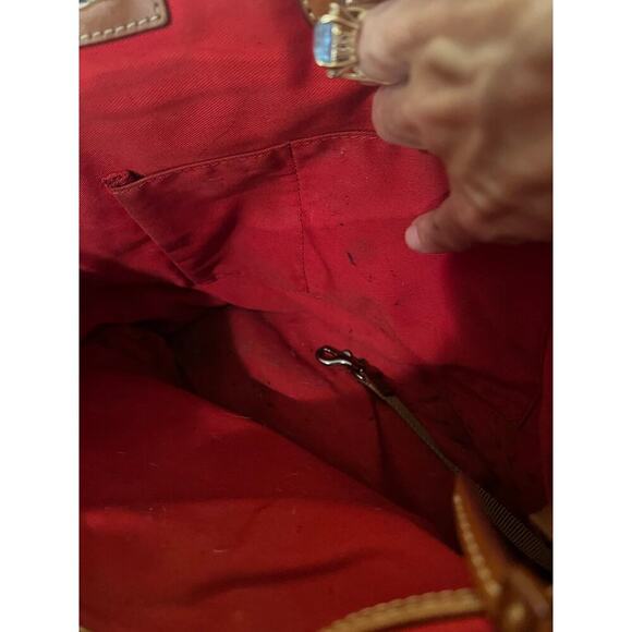 Dooney and Burke Tan Pebble Leather - Picture 6 of 10